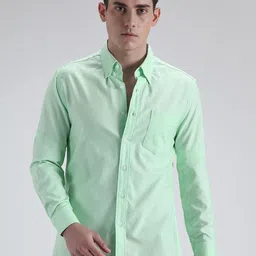 Banana Club Men Classic Slim Fit Opaque Casual Shirt-image-98
