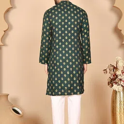 Anouk Rustic Men Ethnic Motifs Printed Regular Kurta with Pyjamas image 4