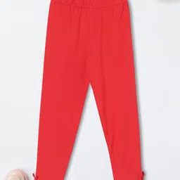 max Girls Solid Mid-Rise Ankle-Length Leggings-image-74