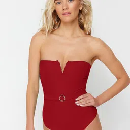 Trendyol Shoulder Strap Neck Bodysuit-image-16