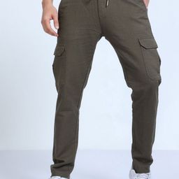 THE BEETEL HOUSE Men Relaxed Lazy Linen Pants-image-67