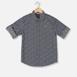 Allen Solly Junior Boys Spread Collar Cotton Slim Fit Casual Shirt-image-43