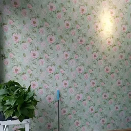 HOMEMATES Blue & Pink Printed Waterproof Wall Sticker-56