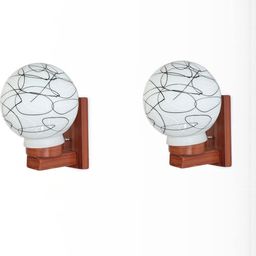 1ST TIME White & Black Solid Glass Traditional Cylinder Wall Lamps Wall Lamps-picture-1