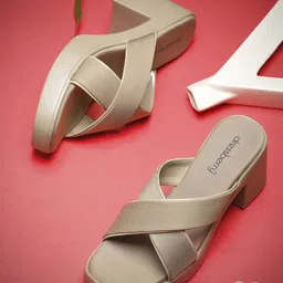 DressBerry Women Open Toe Block Sandals-16