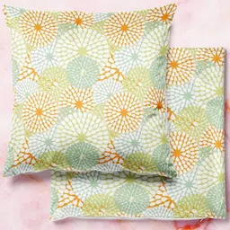 ArtzFolio Multicoloured Set of 2 Square Cushion Covers-38