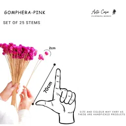 ArteCasa Pink & Brown 25 Pieces Artificial Plant-image-60