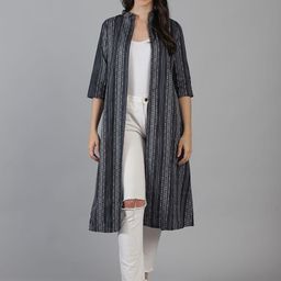 CORSICA Women Printed Longline Shrug-40