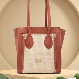 Caprese Structured Handheld Bag with Applique-16