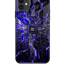 QRIOH Abstract Printed iPhone 12 Mini Back Case Mobile Accessories-image-1