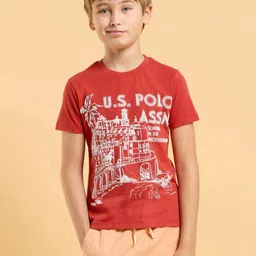 U.S. Polo Assn. Kids Boys Printed T-shirt-picture-37