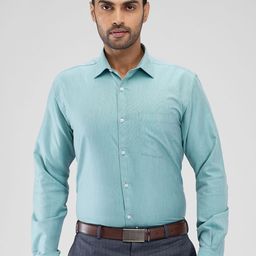 Parx Men Spread Collar Solid Slim Fit Formal Shirt-picture-41