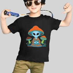 Kiddy Viddy Boys Printed Pockets T-shirt-image-93