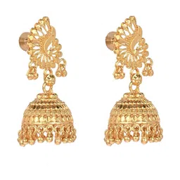 Beadworks Contemporary Jhumkas Earrings-picture-42