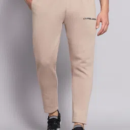 GRIFFEL Men Typography Printed Mid-Rise Track Pants-image-45