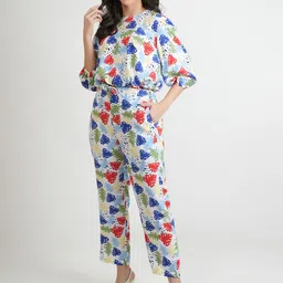 Dora Dori Women Printed Top and Trousers-image-25