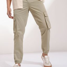 HIGHLANDER Men Slim Fit Easy Wash Joggers Trousers-image-38