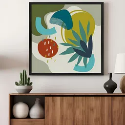 999Store Teal & White Canvas Abstract Wall Art-image-42