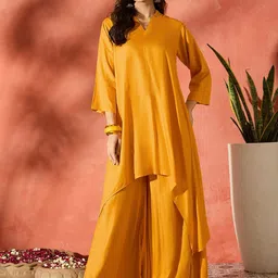 InWeave Women A-Line Kurta With Palazzo-picture-19