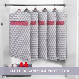 Kuber Industries Grey Set of 6 Regular Multi-Utility Organisers image 2