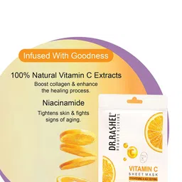 DR.RASHEL Set Of 2 Vitamin C Sheet Mask With Serum - 20 g Each image 4