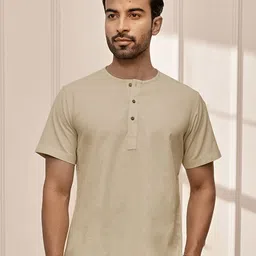 VASTRAMAY Men Cotton Flex Yoga Kurta-image-91