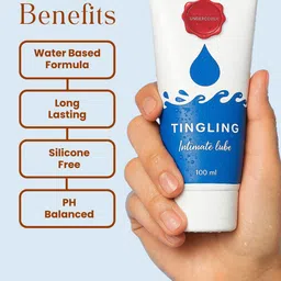 Undercover Set Of 2 Tingling & Peppermint Water Based Intimate Lubes - 100 ml Each image 2