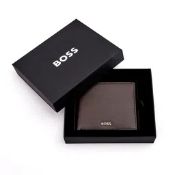 Hugo Boss Unisex Leather Two Fold Wallet With flap Classic Smooth-picture-40