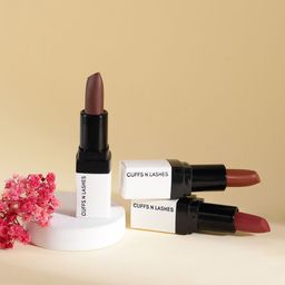 CUFFS N LASHES Set of 3 Doodle Lips Creamy Matte Bullet Lipsticks - 2g Each-14