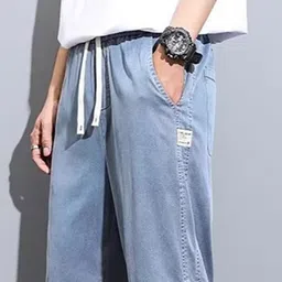 StyleCast x Revolte Men Straight Fit Mid-Rise Wide Leg Trousers-picture-16