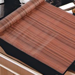 Aura Coffee Brown Set of 1 Water Resistant Shelf Liner Organisers-14