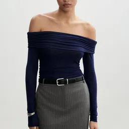 MANGO Off-Shoulder Bardot Top-picture-28