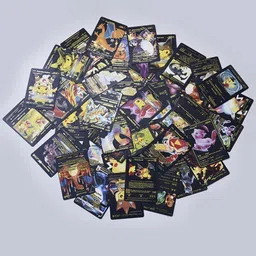 ADKD Kids 55 Pieces Foiled Pokemon Cards-30