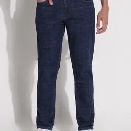 SHOWOFFFF Men Jean Slim Fit Low-Rise Light Fade Acid Wash Stretchable Jeans-image-47