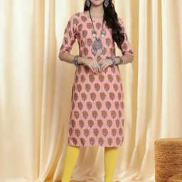 Ethnic basket Women Pink Kurtas-picture-10