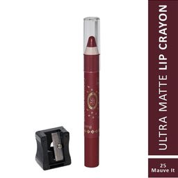 Fashion Colour Women Brown Waterproof Long Lasting Ultra Matte Lip Crayon - Mauve It 25-26