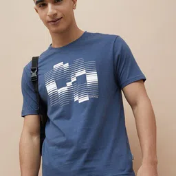Fame Forever by Lifestyle Men Abstract Printed Round Neck Short Sleeves Cotton T-shirt-picture-14