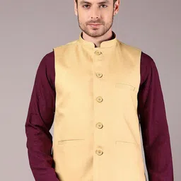 V-Mart Woven Nehru Jackets-picture-26