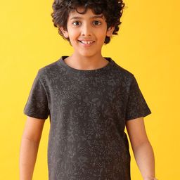 Anthrilo Boys Printed Pockets T-shirt-40