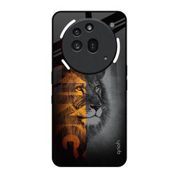 QRIOH Animal Printed Nothing Phone 3a Pro Glass Back Case-image-84