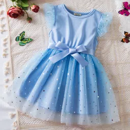 INCLUD Girls Printed Fit & Flare Dress-image-77