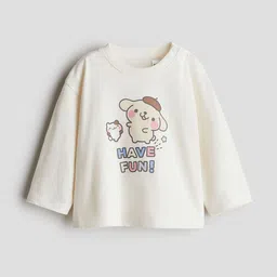 H&M Print-Motif Jersey Top-7