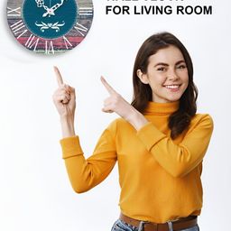 RANDOM Multicoloured & Multicoloured Contemporary Wall Clock image 3