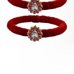 Vidhya Kangan Red Brass Bangles-image-47