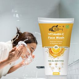 riffway Set Of 2 Vitamin C Face Wash For Glowing Skin - 200 ml Each image 4