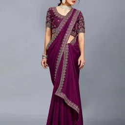 Moda Rapido Women Solid Pure Silk Saree-picture-33