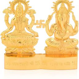Navyaksh Gold-Toned Religious Figurine Showpiece-picture-48