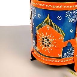 apka mart Orange & Blue Figurine Showpiece-image-24