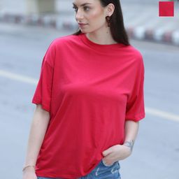 TITTLI Women Pack of 2 Solid Round Neck Pure Cotton T-shirts-image-40