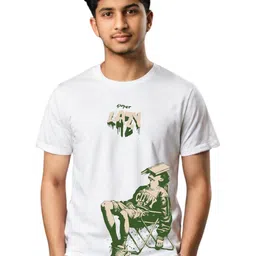 TeeSlix Unisex White Tshirts-image-42